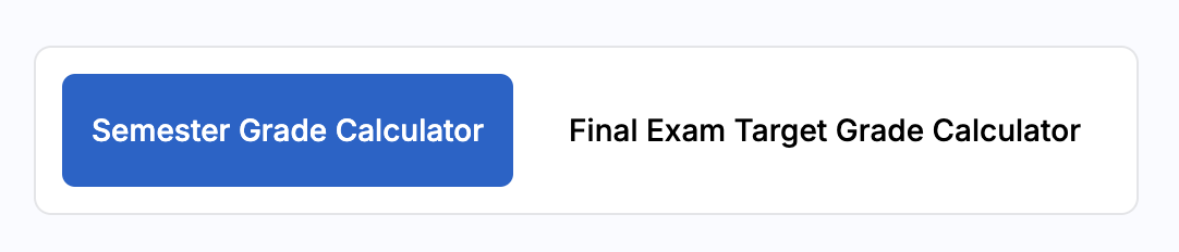 Select Semester Grade Calculator.